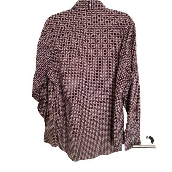 ROBERT Graham Luxury Dress Shirt Pink/Blues/Yellow Pattern Size XL - Picture 2 of 14